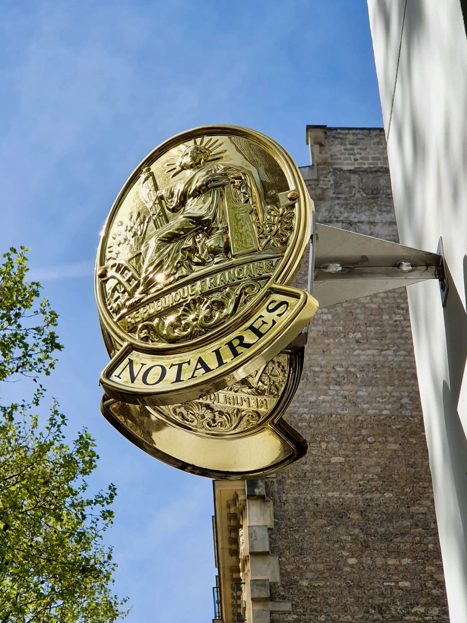 Plaque Notaires de France